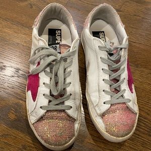 Golden Goose Super-star Low Top Sneakers, size 37